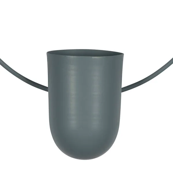 Stratton Home Decor Blue Round Wall Planter S36881