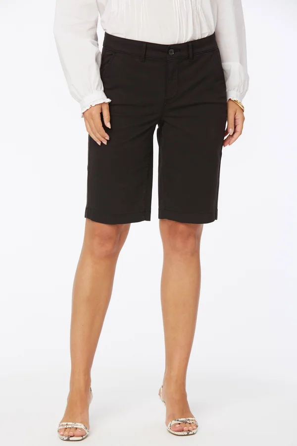 Nydj Women's Bermuda Shorts in Black - Regular, Size: 00