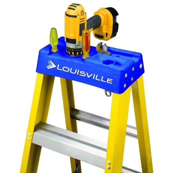 Louisville Ladder FS2004 Fiberglass Step Ladder - 4-Feet/250lb