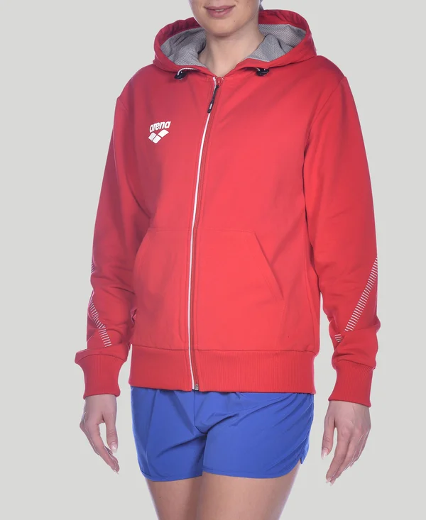 Arena 1d347 Team Line Hooded Jacket - Red, S