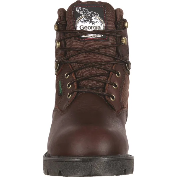 Georgia Boot Men's Homeland Steel Toe Waterproof Work Boot Brown