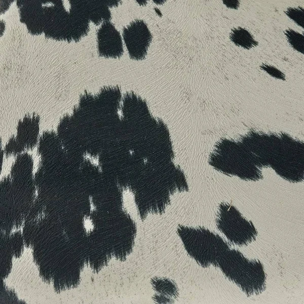 Linon Lemont Black Cow Print Counter Stool