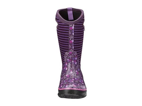 Bogs - Classic Flower Stripe - 12 - Purple Multi