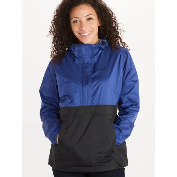 Marmot PreCip Eco Anorak - Women's Royal Night/Black, Xs