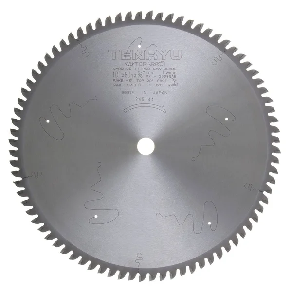 Tenryu mp-25580ab 10x22 Miter-Pro Plus Saw Blade 80T 5/8x22