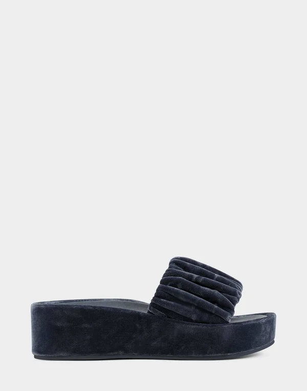 Aerosoles Dada Platform Heel - Blue - Clogs - 10