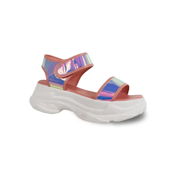 Yoki Star Women's Platform Sandals - Size: 8, Pink