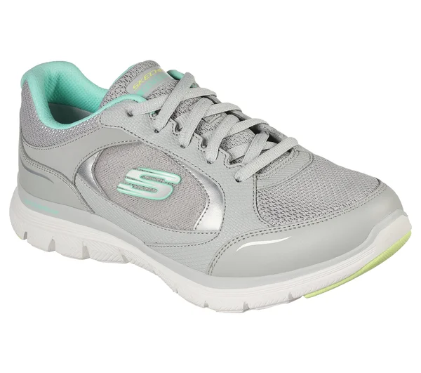 Skechers Flex Appeal 4.0 - True Clarity Gray - Multi - Size 5.5