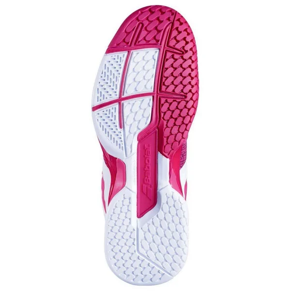 Babolat Propulse Blast White/Red Womens Shoes