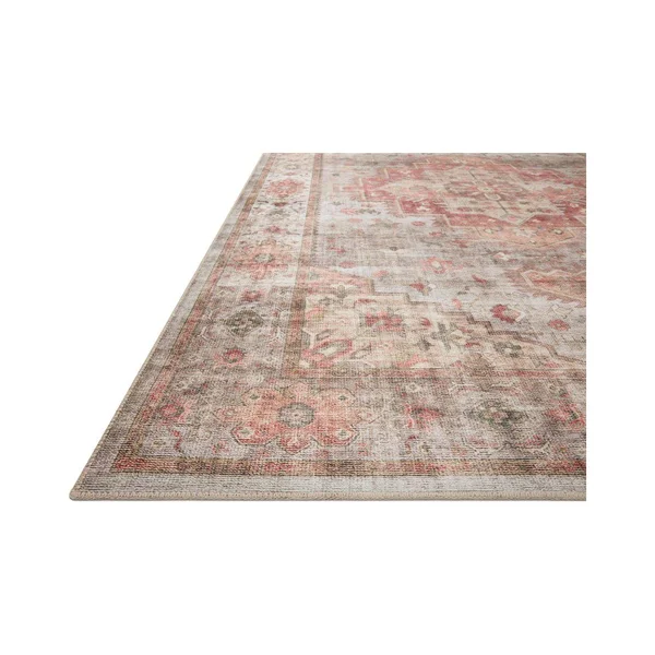 Loloi II Heidi HEI-02 Dove Spice Rug - 5 ft x 7 ft 6 in