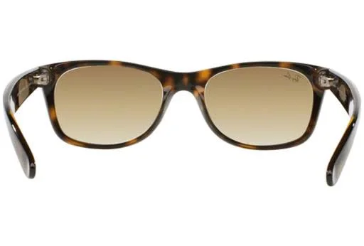 Ray-Ban New Wayfarer Classic Sunglasses RB2132 710/51 - Tortoise Frame - Light Brown Gradient Lenses - Size 58-18