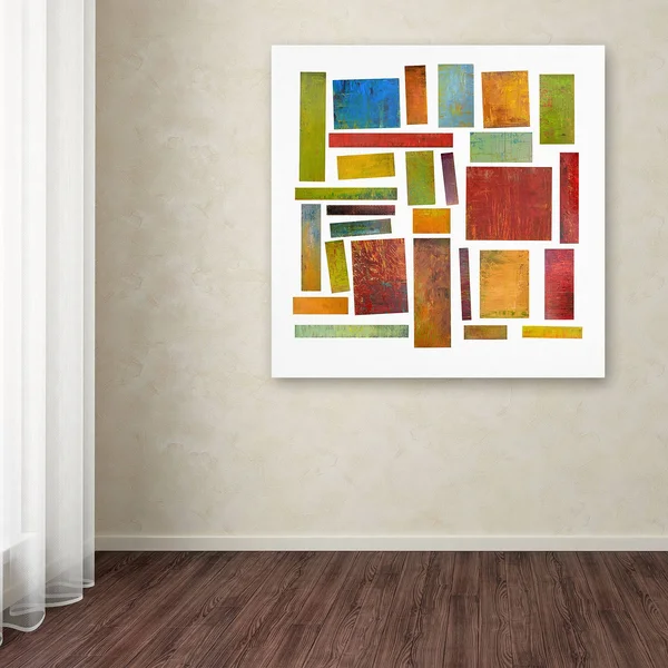 Trademark Global Michelle Calkins 'Building Blocks One' Canvas Art