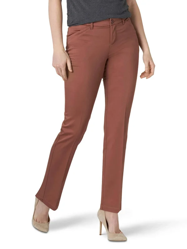 Lee Women's Flex Motion Regular Fit Straight Leg Pant
