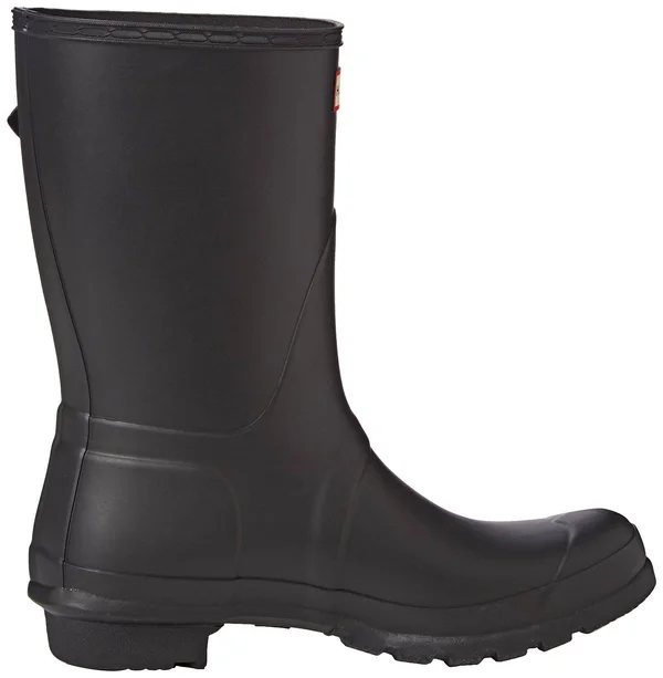 Hunter Women Original Short Rain Boot Black 6