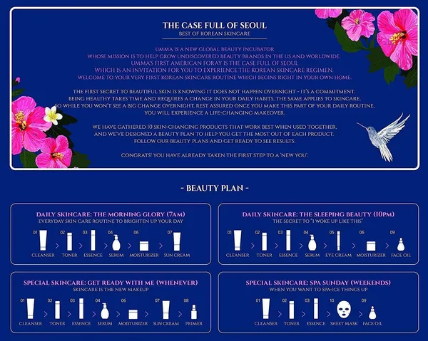 The Case Full of Seoul, Best of Korean Skincare, 11-Piece Set