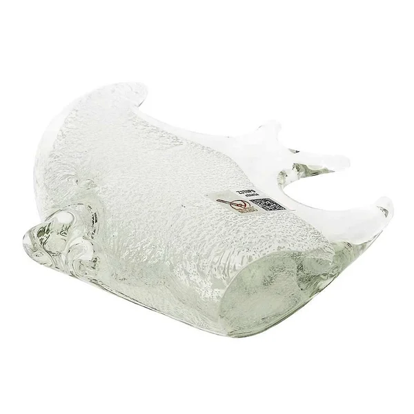 Murano Glass Fish - Sparkling Silver