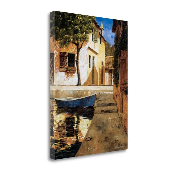 Tangletown Fine Art A Touch of Blue Giclee Print on Gallery Wrap Canvas by Gilles Archambault