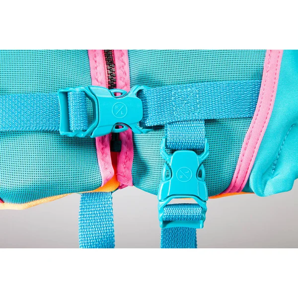 Hyperlite Colorful Girl's Child Indy Watersport Life Jacket Vest, Uscg Approved, One size, Pink/Teal