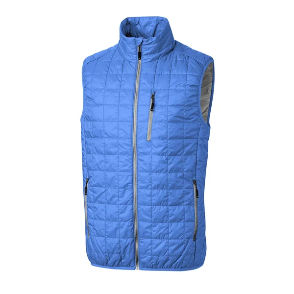 Cutter & Buck Men's Blue Melange Rainier Vest