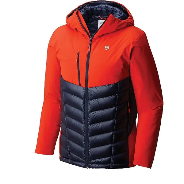 Mountain Hardwear Men's Supercharger Insulated Jacket - Medium - Fiery Red