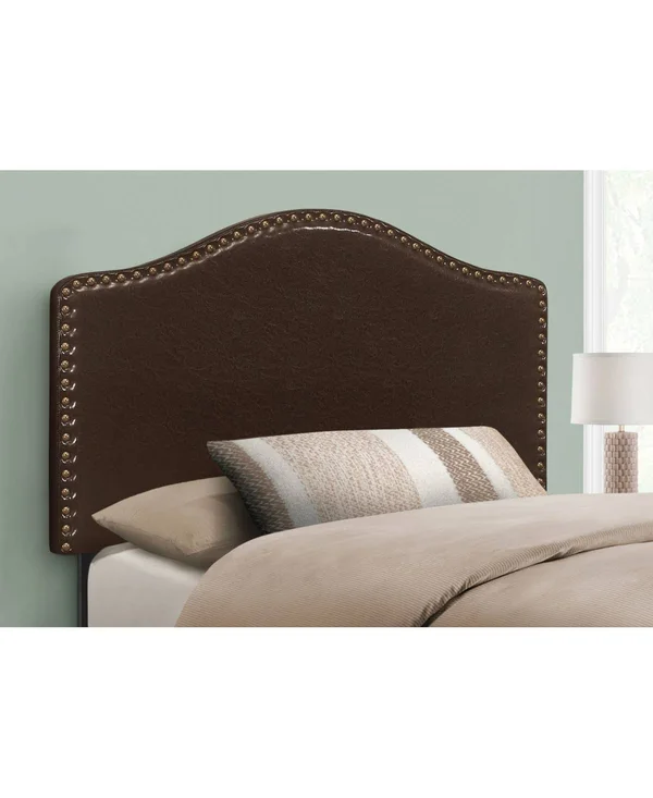 Monarch Bed - Twin size, Grey Linen Headboard Only