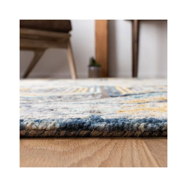 Safavieh Trace Rug Collection TRC518F - Grey, Beige - 4& x 6&