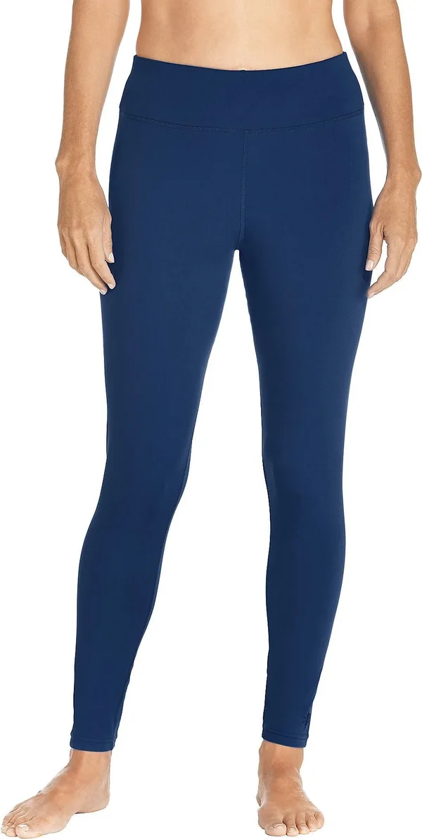 Coolibar UPF 50+ Women's Deep Water Swim Tights - Sun Protective
