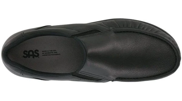 SAS Men's Navigator Non Slip Loafer - Matte Black S - 12