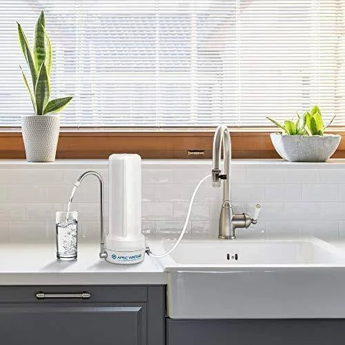 APEC Water Systems CT-2000 Countertop Water Filter System, White