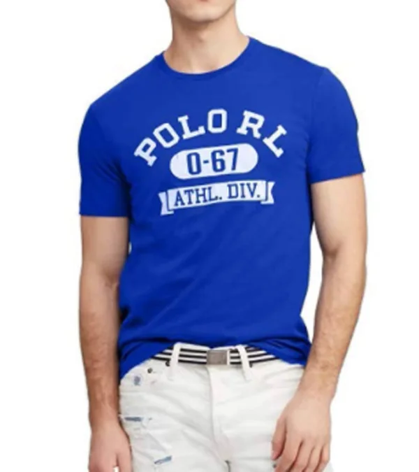 Polo Ralph Lauren 67 Logo Print T-Shirt Blue