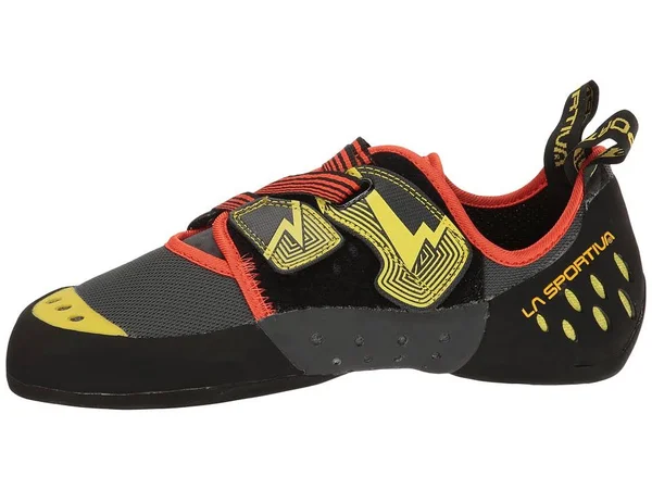 La Sportiva Men's Oxygym Climbing Shoe - 45 - Carbon - Sulphur