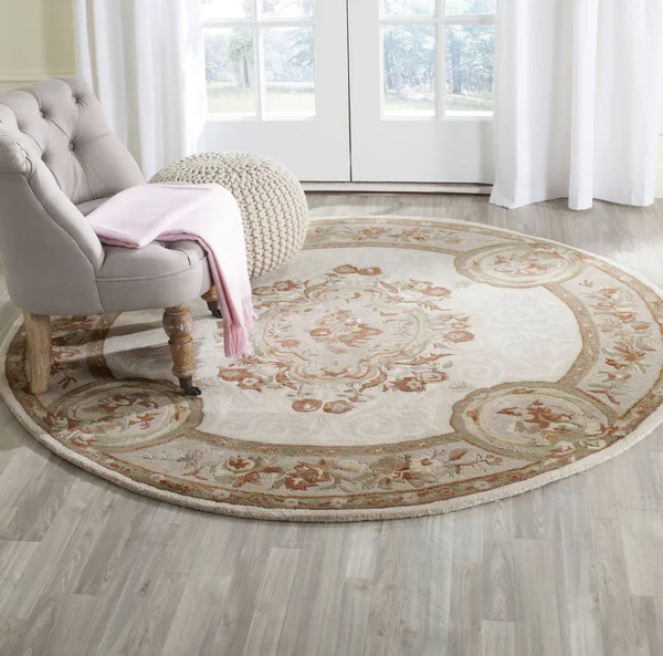 Safavieh Empire EM414C 7&6x22 x 9&6x22 Ivory - Light Grey Area Rug