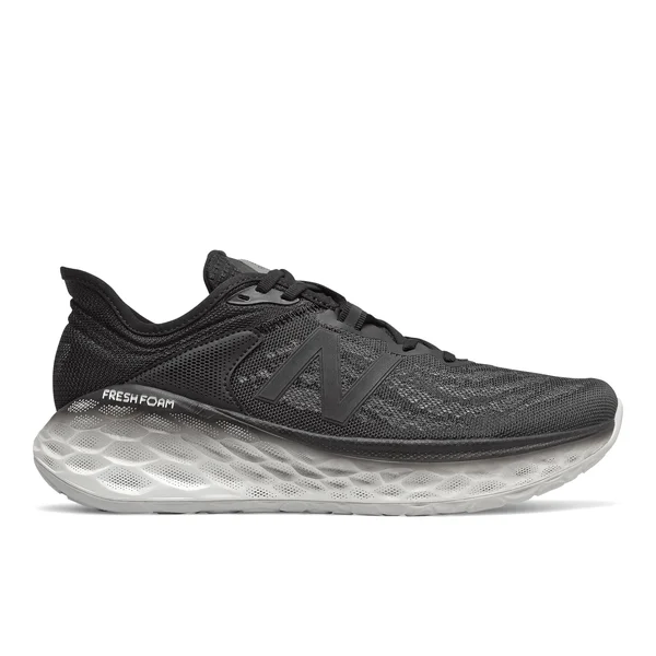 New Balance Men's Fresh Foam More V2 Road-Running Shoes Black 8.5 Wide