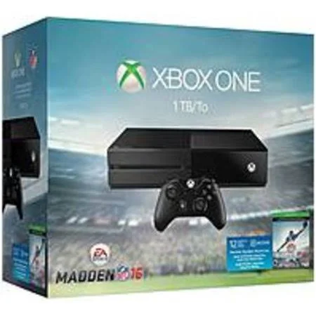 Microsoft Xbox One ea Sports Madden NFL 16 Bundle - 1 TB Hard (Refurbished), Size: 12.6, Black