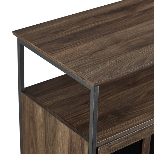 Walker Edison Reclaimed Barnwood TV Stand (Accommodates TVs Up to 80-in) in Brown - LW70ARSMDRO