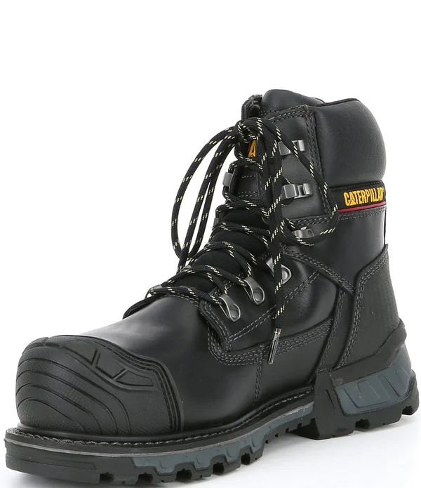 Caterpillar Men's 6 in. Excavator XL Waterproof Composite Toe Work Boots - Brown, 11