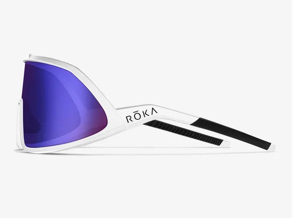 Roka Matador with Gloss White Frames - HC Fusion Mirror Lens