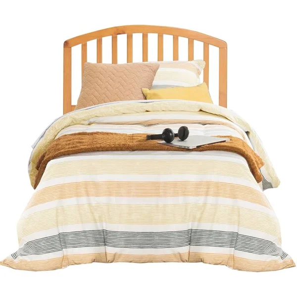 Hillsdale Carolina Headboard - Country Pine - with Rails - Twin