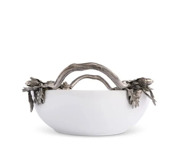 Vagabond House Acorn Oak & Leaf Stoneware Serving Dish