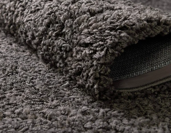 Solid Shag Rug 5x8, Graphite Gray