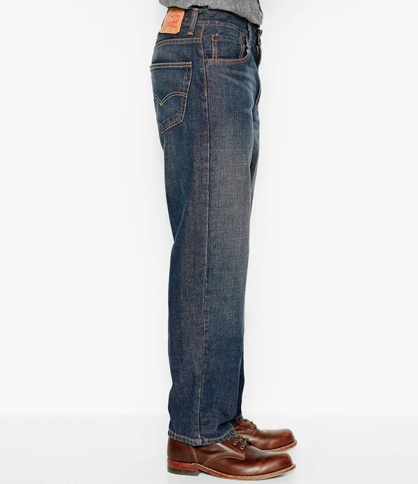 Levi&s 550 Relaxed Fit Jeans-Big & Tall, 50 34, Black