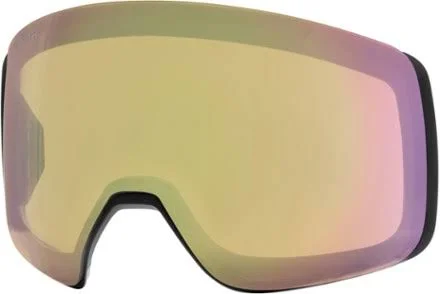 Smith Optics 4D Mag Asian Fit Snow Goggle Black, ChromaPop Sun Red Mirror