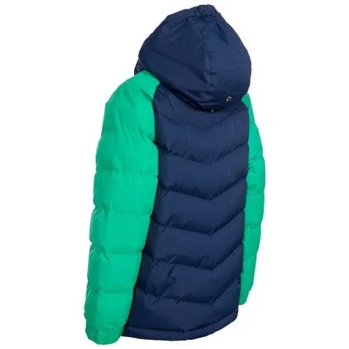 Trespass Childrens Boys Sidespin Waterproof Padded Jacket, 5/6 Years, Sandstone