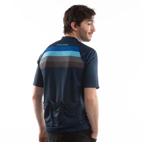 Pearl Izumi Canyon Graphic Jersey - Men's Navy/Lapis aspect, S
