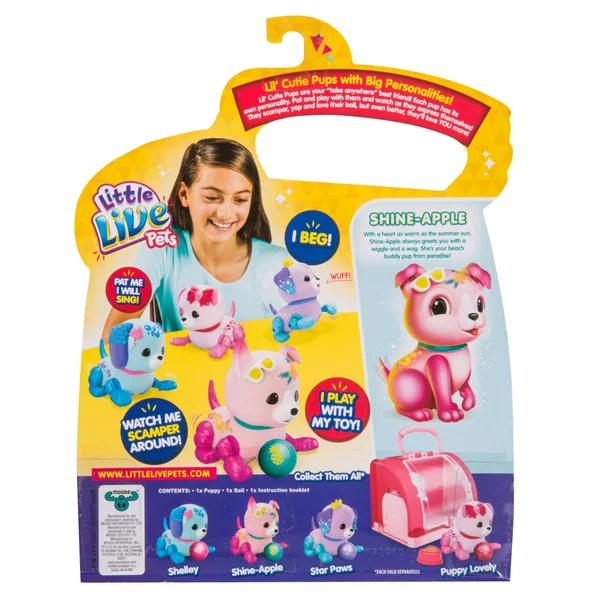 Little Live Pets Lil& Cutie Pups, Shine-Apple