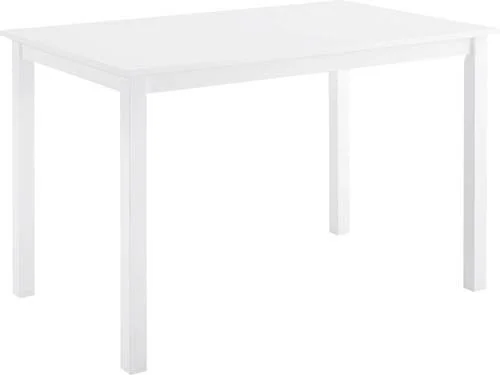 Walker Edison - Farmhouse Rectangular 5-Piece Dining Set - White