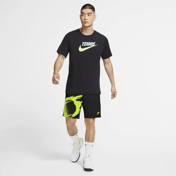 Nike Men's Court Slam Tennis Shorts - XXL, Black