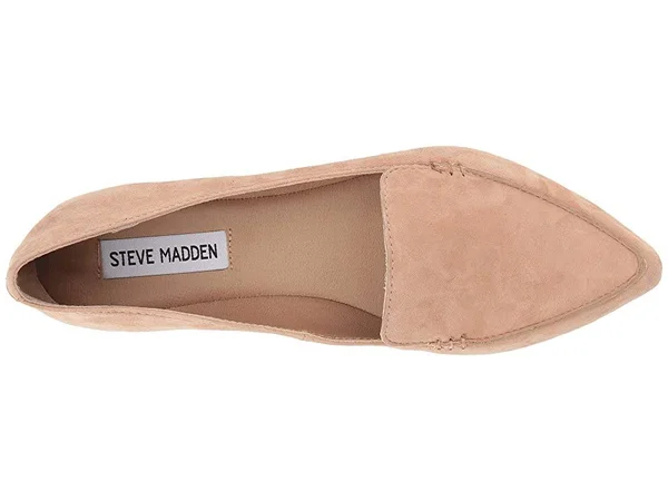 Steve Madden Women's Feather Loafer, Size: 6, Camel Suede