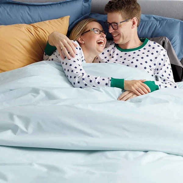 The Company Store Company Cotton 4-Piece Butterscotch Solid 300-Thread Count Cotton Percale Full Sheet Set