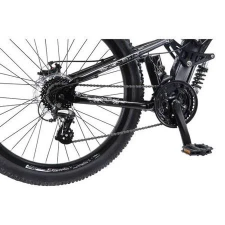26x22 Mongoose Blackcomb Men's Mountain Bike, Black
